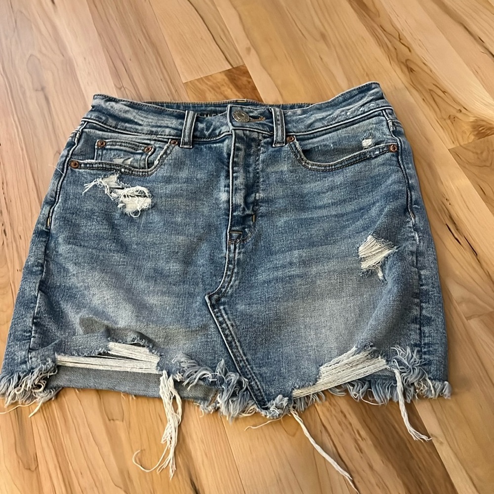 American Eagle Jean Hi-Rise Mini Skirt -Size 6